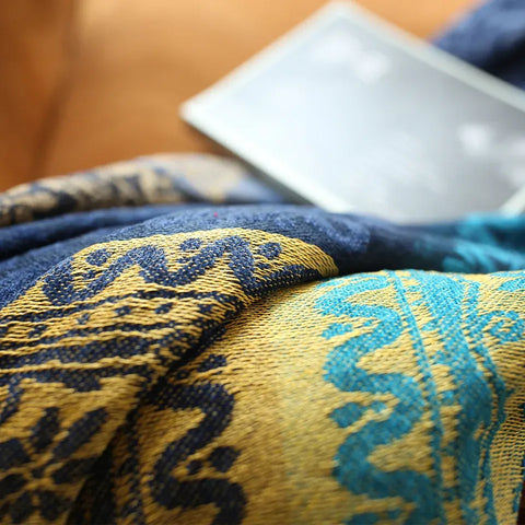 Decorative Sofa Cover with Tassels