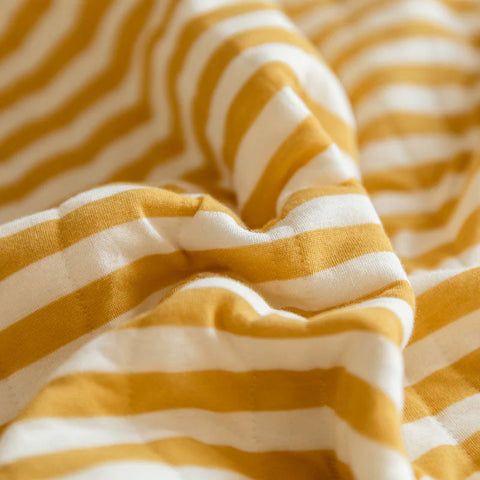 Striped Cotton Quilt - Japanese Inspired