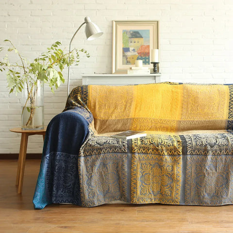 Decorative Sofa Cover with Tassels