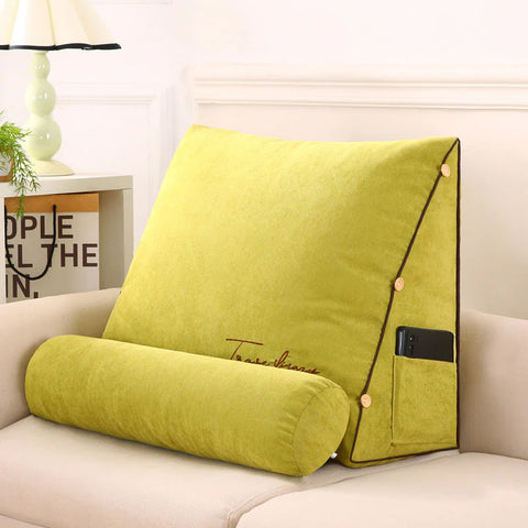 Reading Pillow with Adjustable Backrest