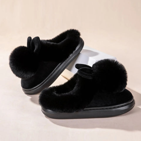 Cozy Plush Rabbit Slippers