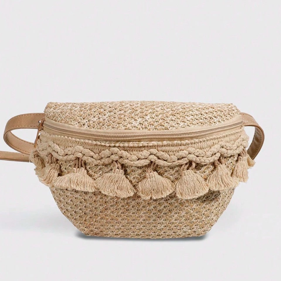 SOLEA MINI STRAW CROSSBODY