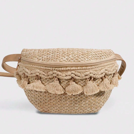 SOLEA MINI STRAW CROSSBODY