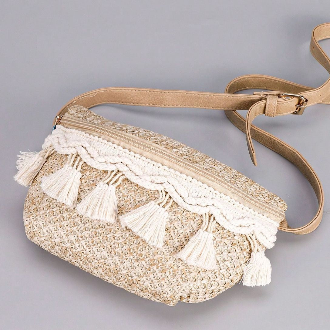 SOLEA MINI STRAW CROSSBODY