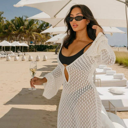 AMAVI KNIT BEACH COVER-UP