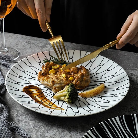 Tokyo Linear Porcelain Plate