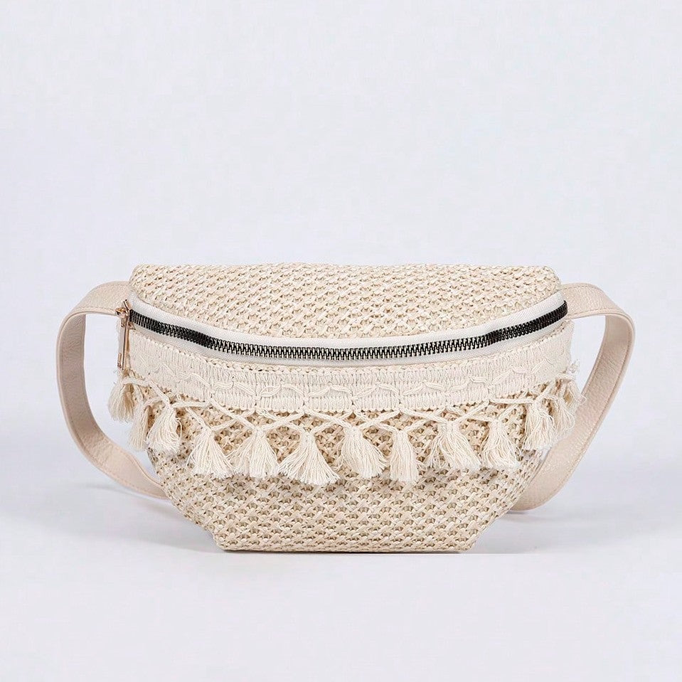 SOLEA MINI STRAW CROSSBODY