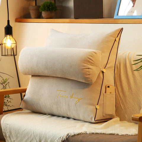 Reading Pillow with Adjustable Backrest