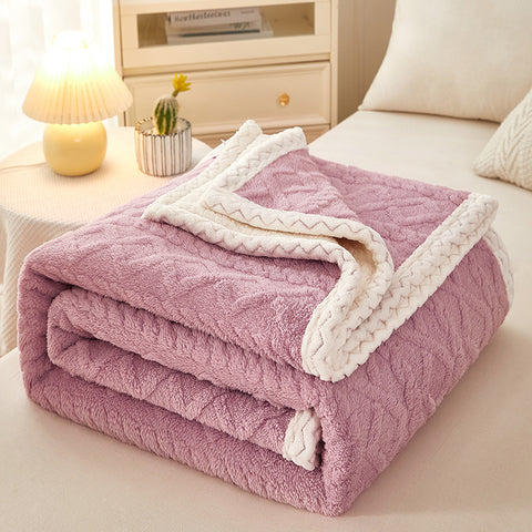 Soft Thick Sherpa Fleece Winter Blanket