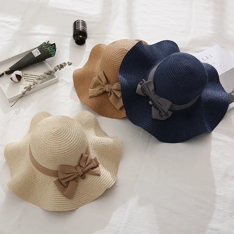 LUNA PEARL BOW SUN HAT