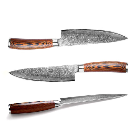 Japanese 8 inch Chef Damascus knife 