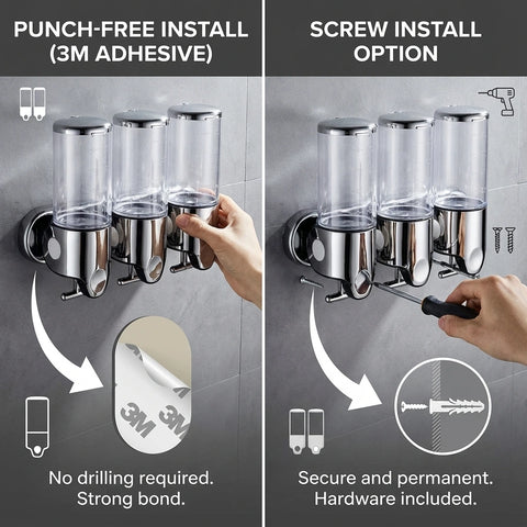 Wall-Mounted Soap Dispenser