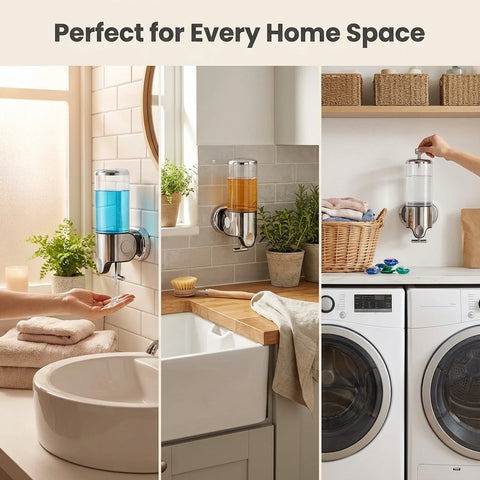 Wall-Mounted Soap Dispenser