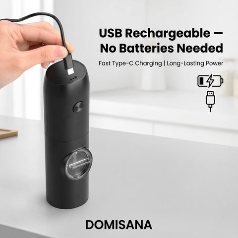 Electric Pepper & Salt Grinder Set