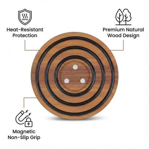 Magnetic Wooden Trivet