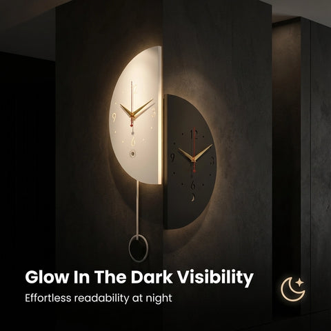 Luxury Dual-Sided Corner Wall Clock