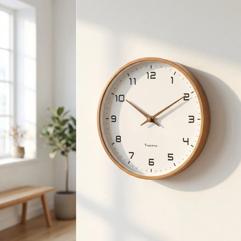 Modern Wooden Wall Clock