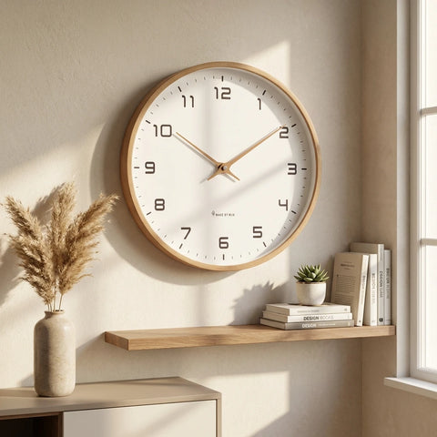 Modern Wooden Wall Clock