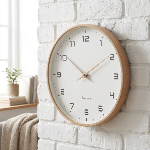 Modern Wooden Wall Clock