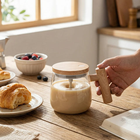 Self-Stirring Electric Coffee Mug