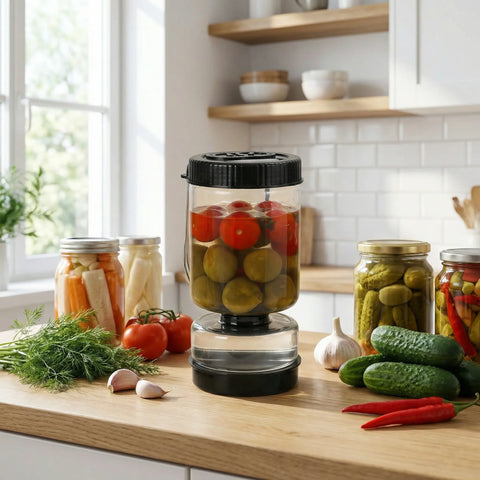 Flip & Drain Pickle Jar