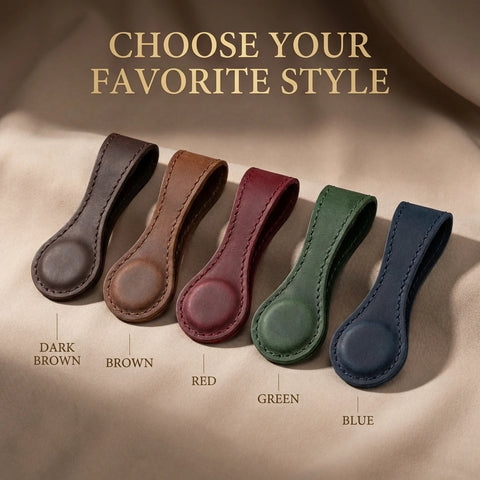 Handmade Magnetic Leather Bookmark