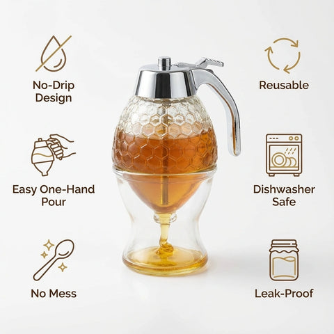 HoneyFlow No-Drip Dispenser