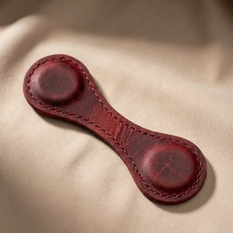 Handmade Magnetic Leather Bookmark