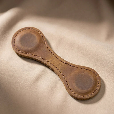 Handmade Magnetic Leather Bookmark