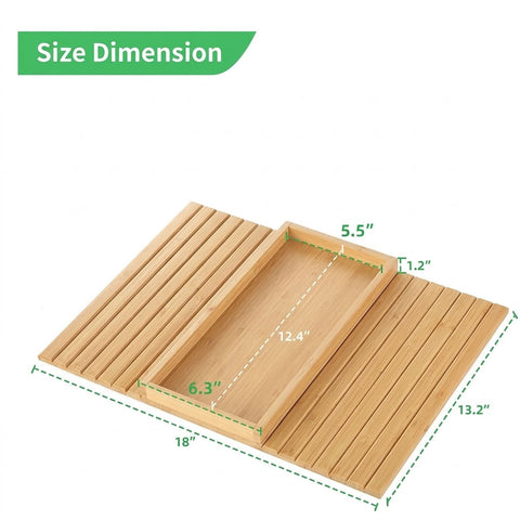 Bamboo Sofa Arm Tray