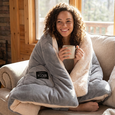Premium Weighted Sherpa Winter Blanket