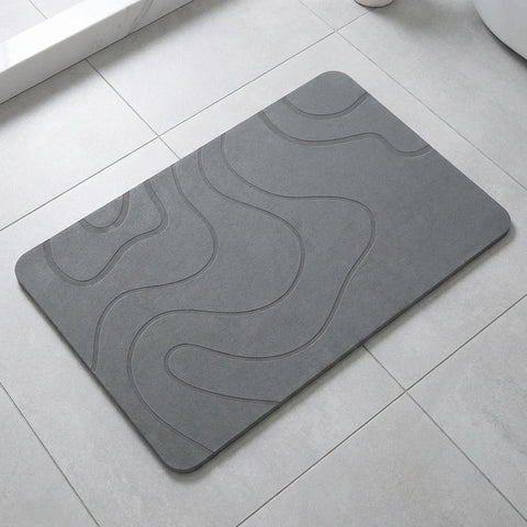 Fast-Dry Diatomite Stone Bath Mat