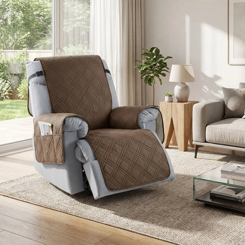 Waterproof Recliner Slipcover - Non Slip & Pet Friendly