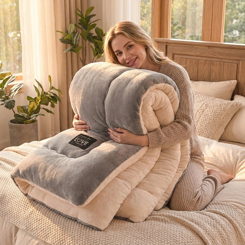 Premium Weighted Sherpa Winter Blanket