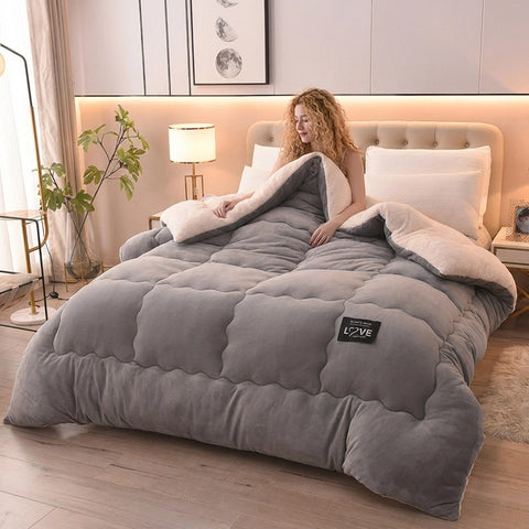 Premium Weighted Sherpa Winter Blanket