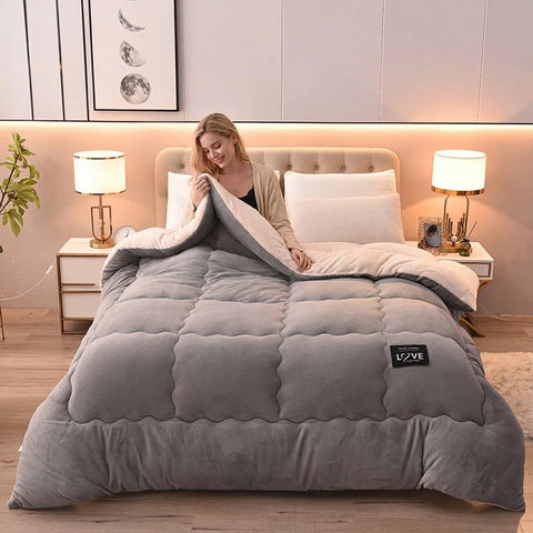 Premium Weighted Sherpa Winter Blanket