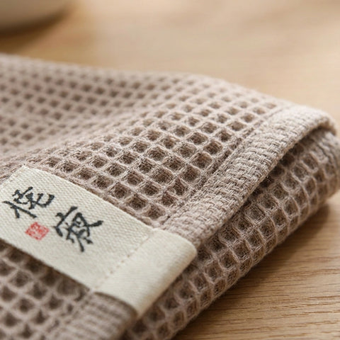 Sakura Cotton Waffle Weave Kitchen Towels