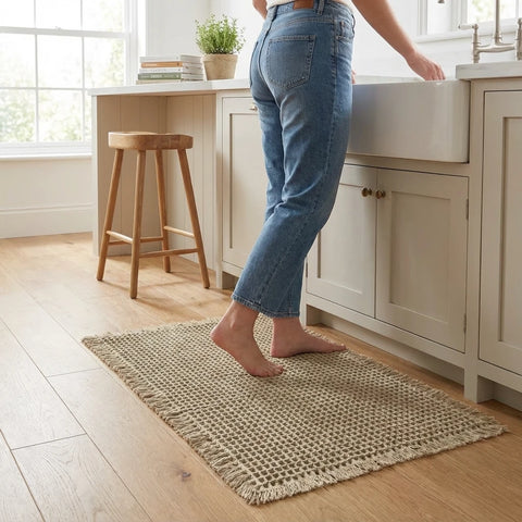 QuickDry Waffle Bath Mat