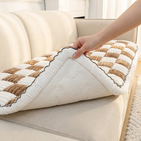 Cozy Patchwork Sofa Pet Mat Protector