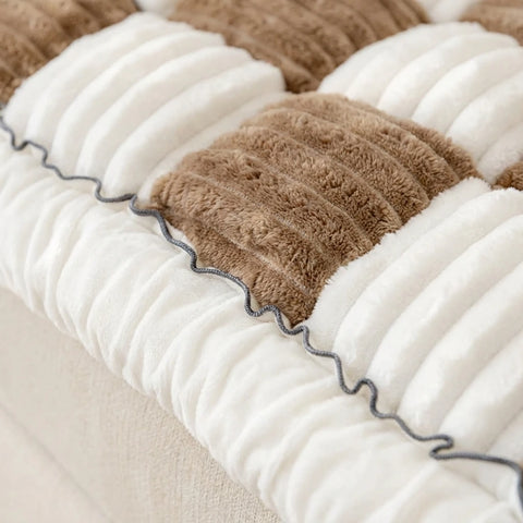 Cozy Patchwork Sofa Pet Mat Protector