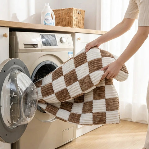 Cozy Patchwork Sofa Pet Mat Protector