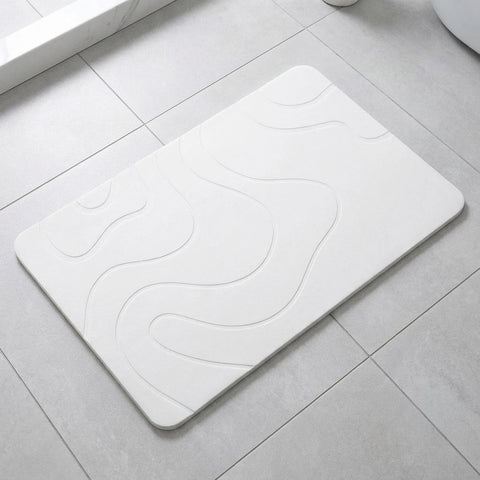 Fast-Dry Diatomite Stone Bath Mat