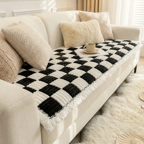 Cozy Patchwork Sofa Pet Mat Protector