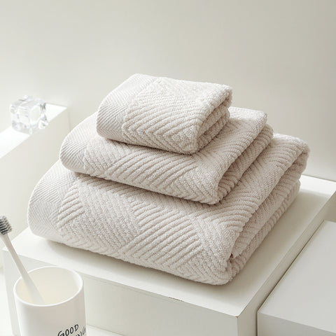 100% Cotton Bath Towel Set 3-Piece