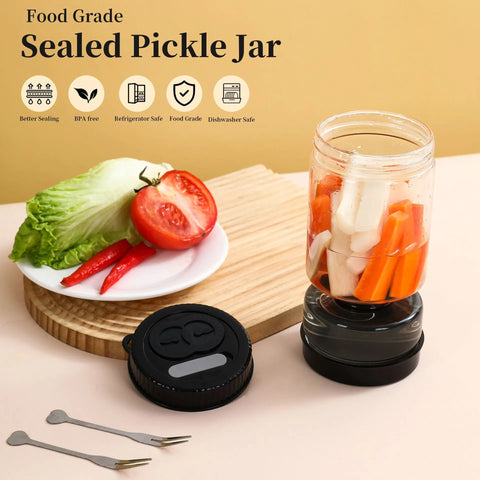 Flip & Drain Pickle Jar