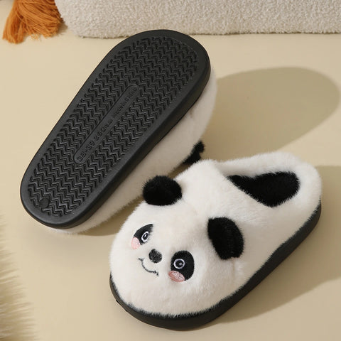 Women's Cozy Panda Plush Slippers