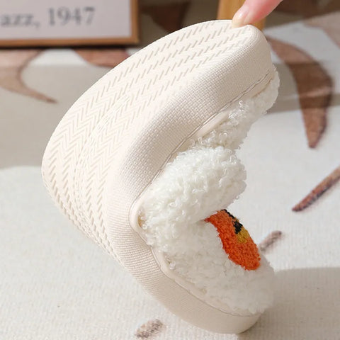 Halloween Pumpkin Slippers – Cozy Indoor House Shoes