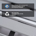 Durable anti-slip shower mat with thick base and eco-friendly material