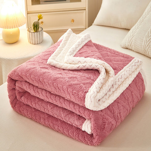 Soft Thick Sherpa Fleece Winter Blanket
