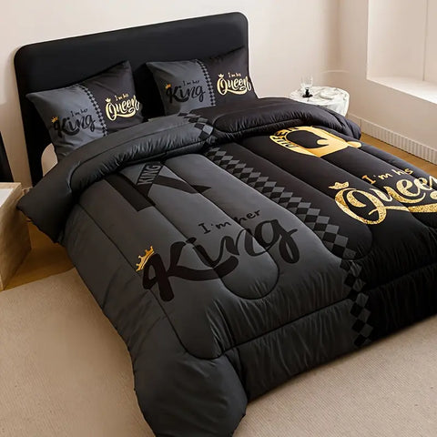 King & Queen Duvet Cover Bedding Set